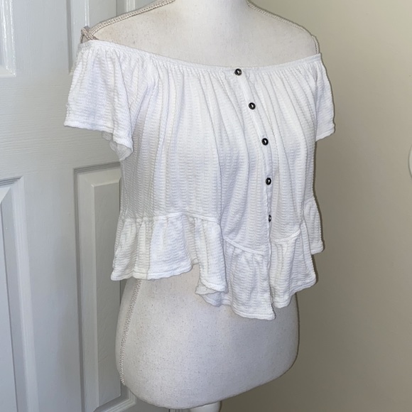 Free People Wee The Free Mint Julep Top-White - Picture 4 of 12